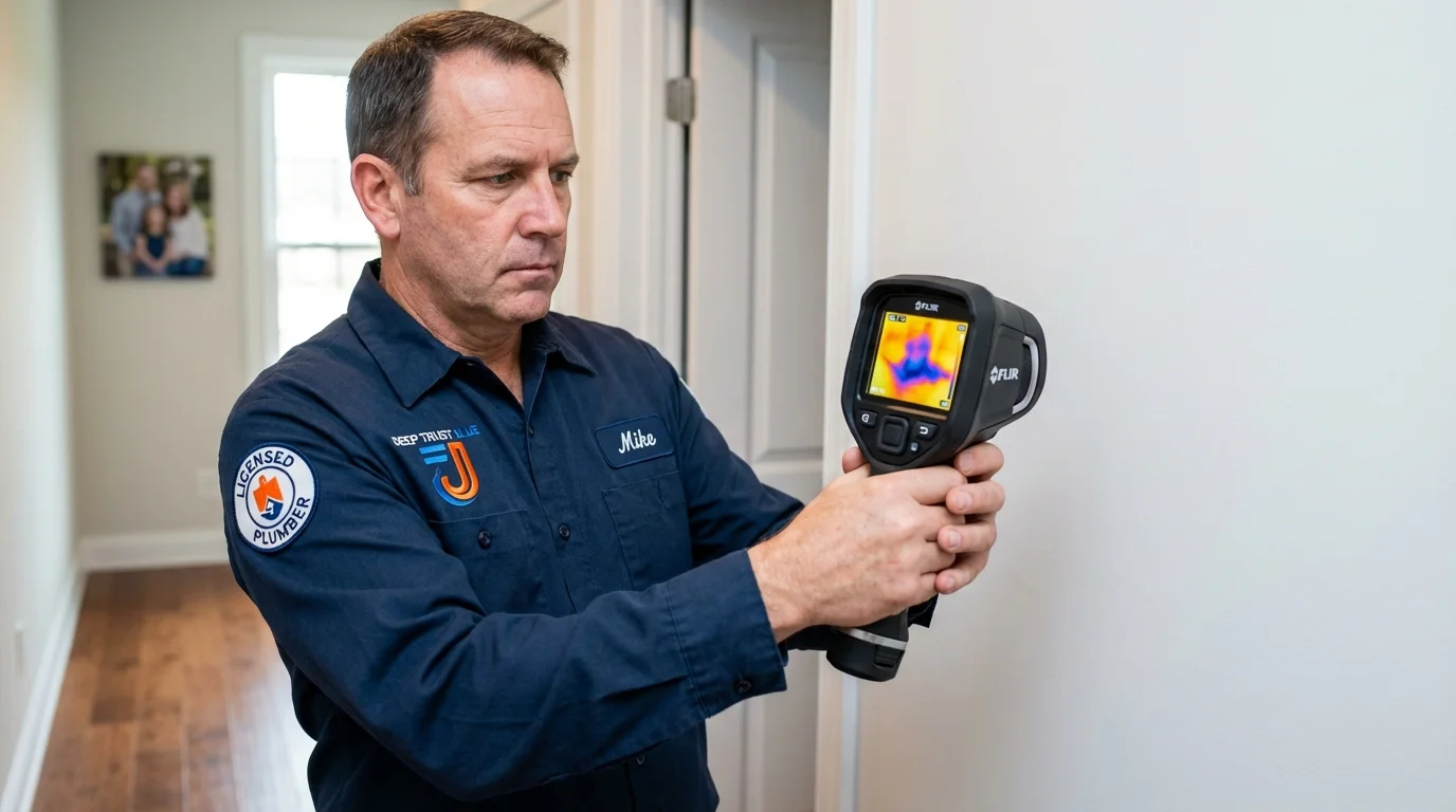Thermal imaging leak detection by Johns Plumbing LLC in Apopka